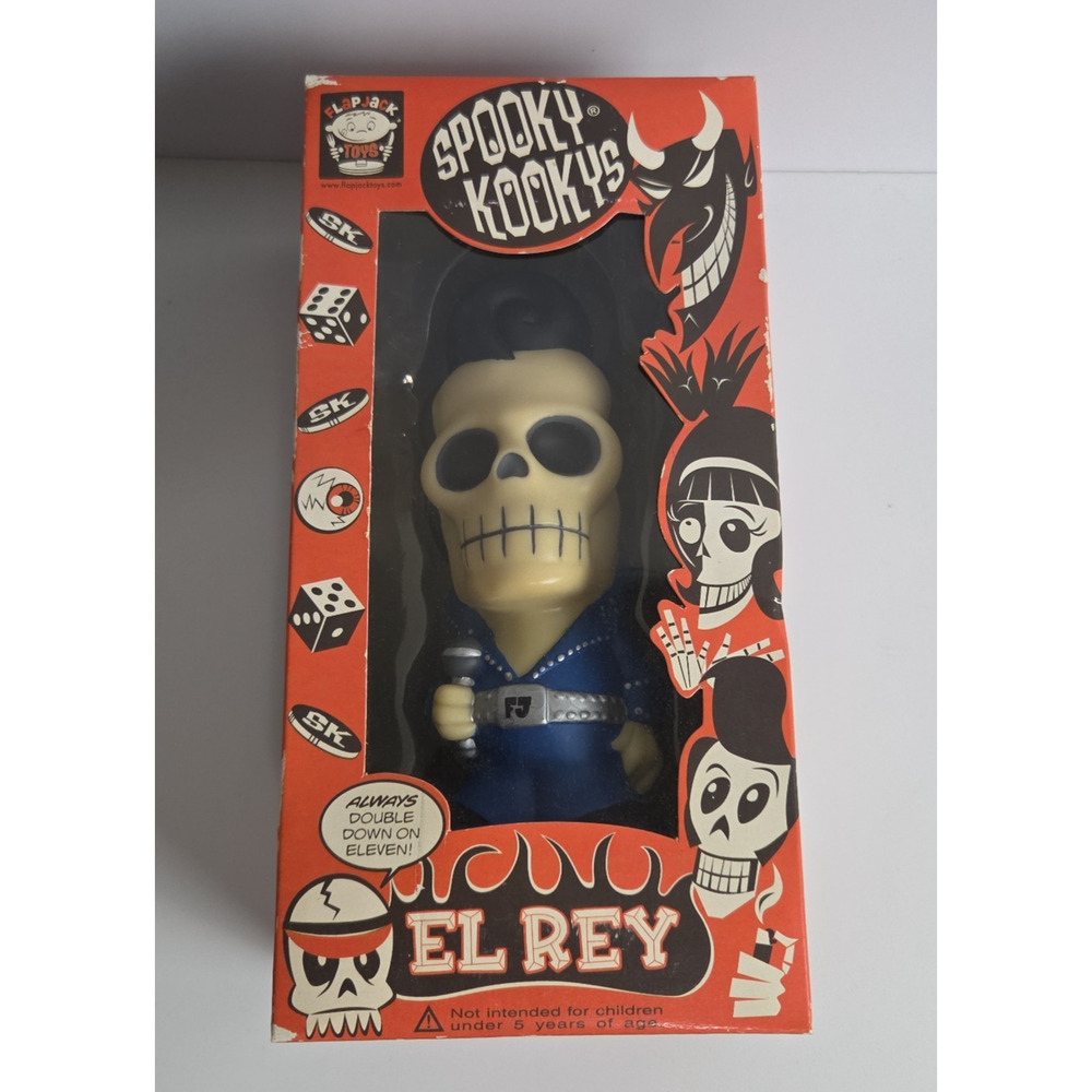 2006 Funko Spooky Kookys El Ray 6" Elvis Vinyl Figure Flapjack Toys